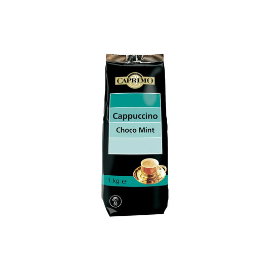 Cappuccino-Getränkepulver auf Kakaobasis mit Minzgeschmack Caprimo Cappuccino Choco Mint, 1 kg