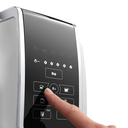 DeLonghi Dinamica ECAM 350.50.SB Kaffeevollautomat – Silber
