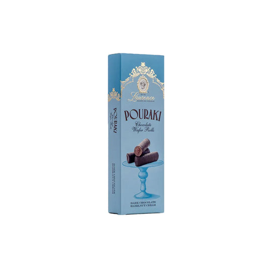 Dunkle Schokolade mit Schokobiskuit und Nusscreme Laurence Pouraki Classic, 4 x 30 g