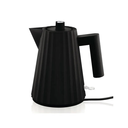 Elektrischer Wasserkocher Alessi Plisse Black, 1 l