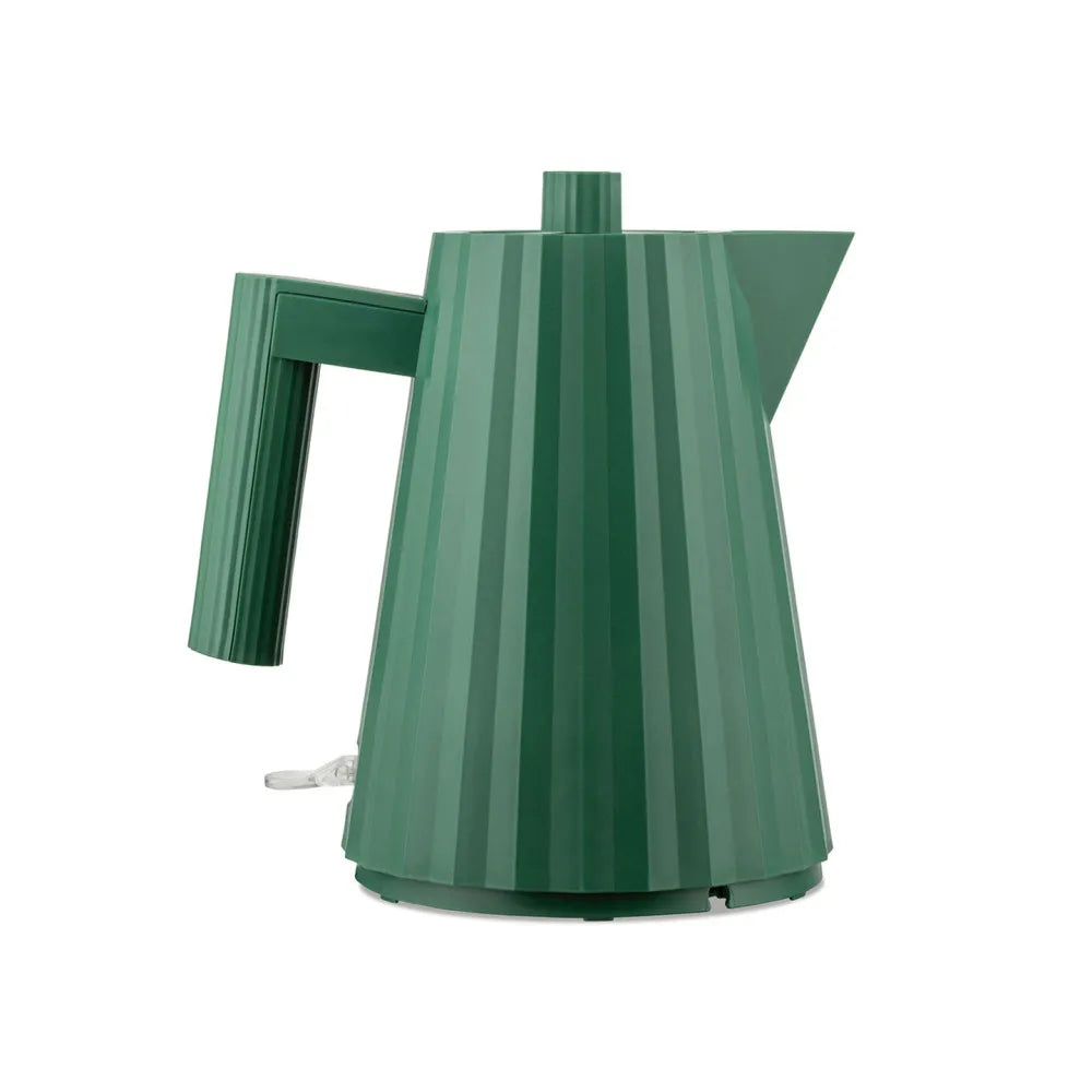 Elektrischer Wasserkocher Alessi Plisse Green, 1 l