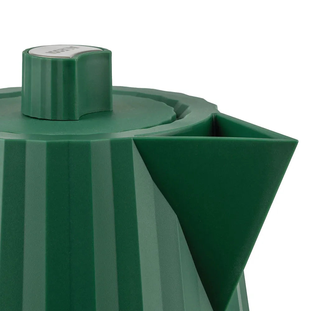 Elektrischer Wasserkocher Alessi Plisse Green, 1 l
