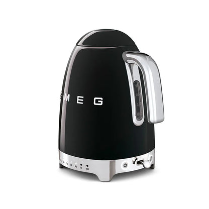 Elektrischer Wasserkocher mit variabler Temperatur Smeg 50’s Style Black KLF04BLEU