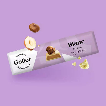 Galler White Praliné, 70 g