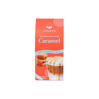 Gemahlener Kaffee mit Karamellgeschmack CHiATO Caramel, 250 g