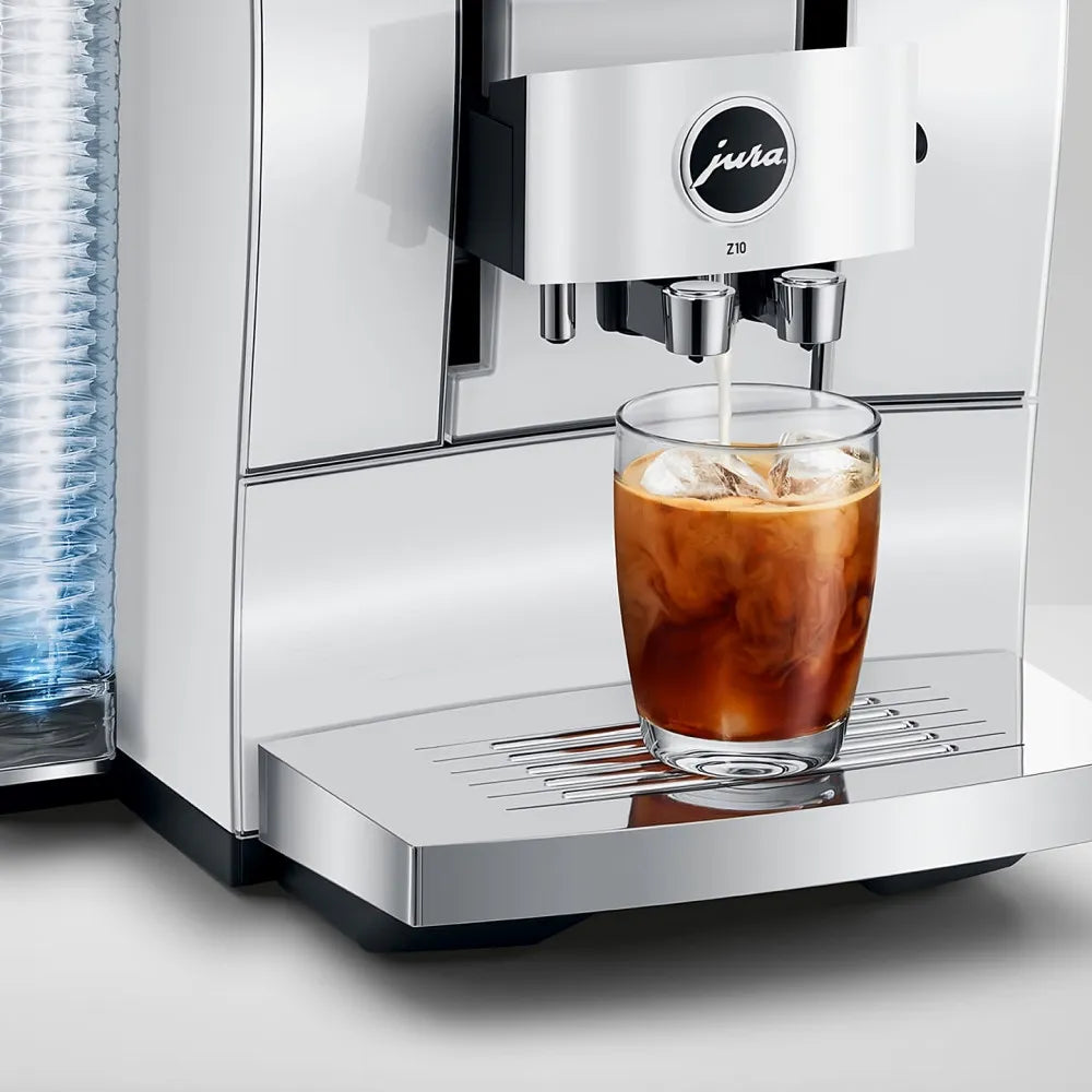 JURA Z10 Diamond White (EA) Kaffeevollautomat + Lavazza Qualita Oro 1kg