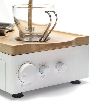 Joy Resolve Barisieur Tea & Coffee Alarm Clock Filterkaffeemaschine – Weiß