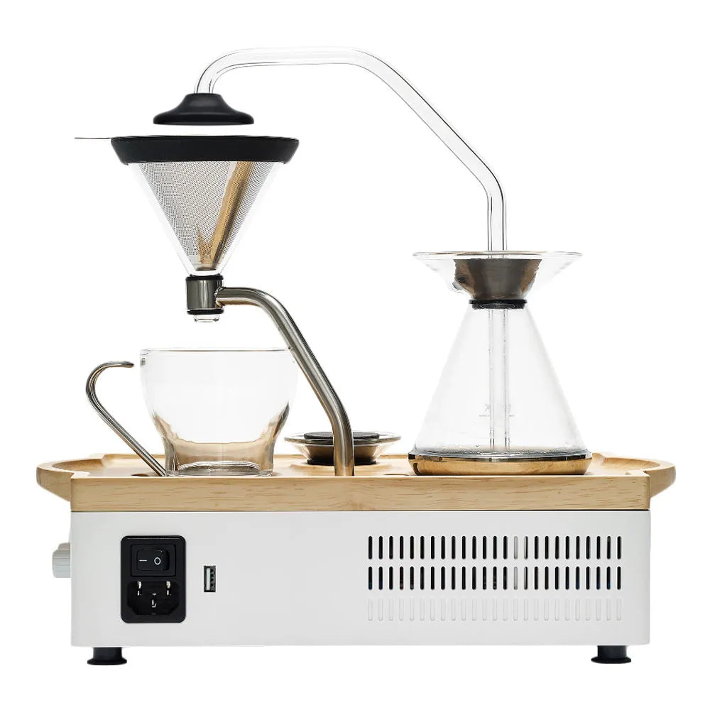 Joy Resolve Barisieur Tea & Coffee Alarm Clock Filterkaffeemaschine – Weiß