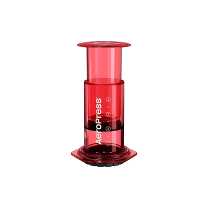 Kaffeebereiter AeroPress – Clear Red