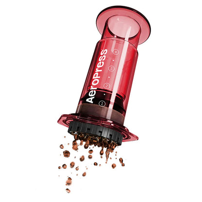 Kaffeebereiter AeroPress – Clear Red