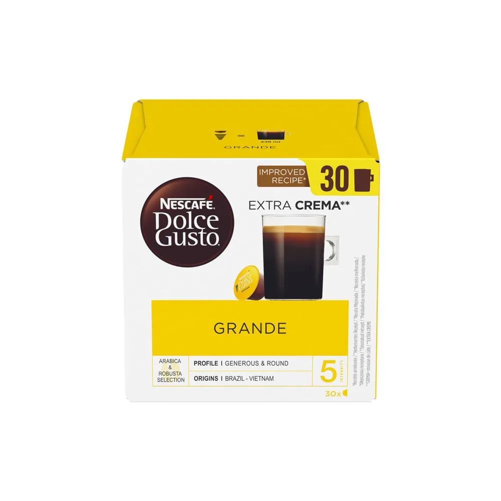 Kaffeekapseln geeignet für Dolce Gusto® NESCAFÉ Dolce Gusto Grande Extra Crema, 30 Stk.