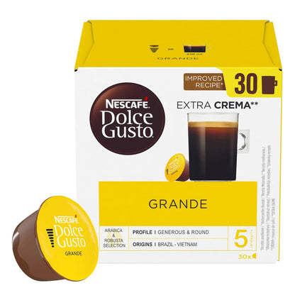 Kaffeekapseln geeignet für Dolce Gusto® NESCAFÉ Dolce Gusto Grande Extra Crema, 30 Stk.
