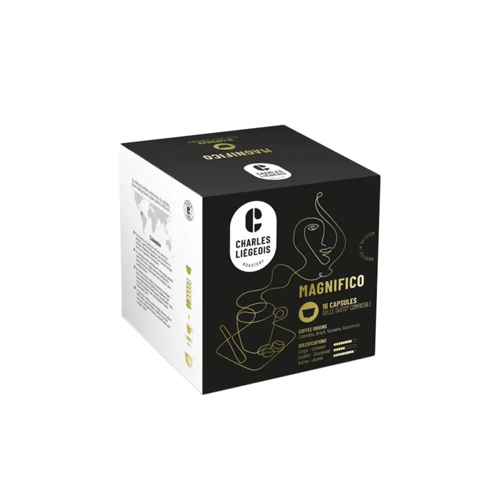 Kaffeekapseln geeignet für NESCAFÉ® Dolce Gusto® Charles Liégeois Magnifico, 16 Stk.