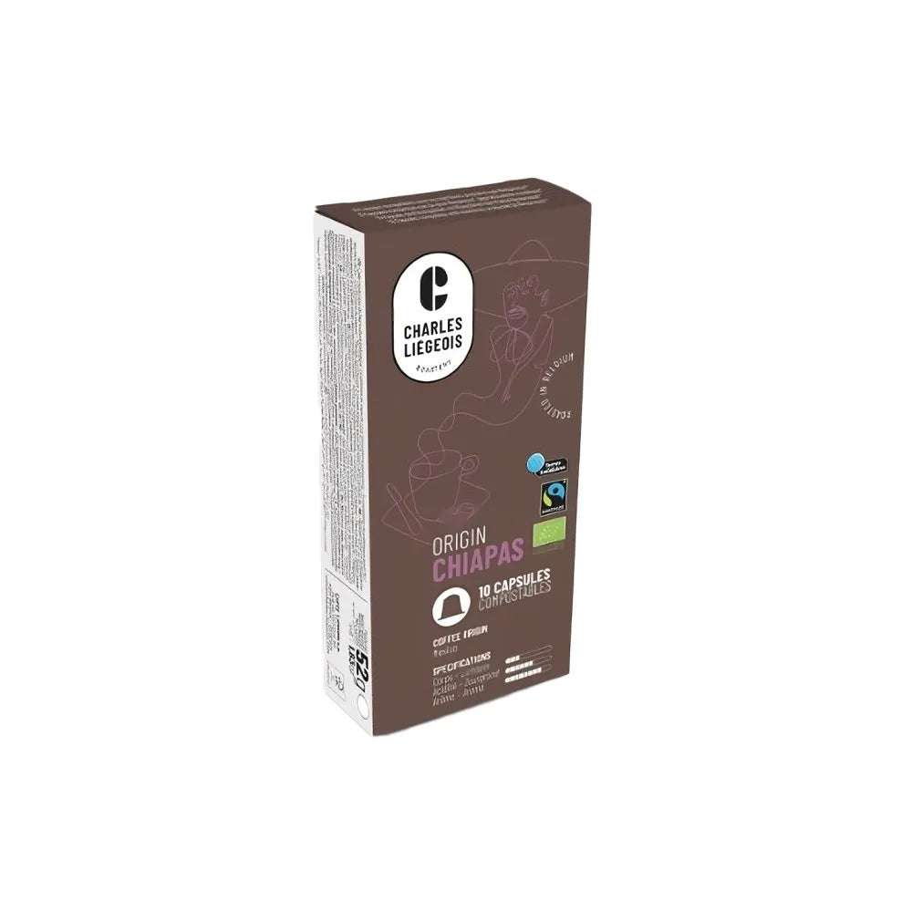 Kaffeekapseln geeignet für Nespresso® Charles Liégeois Chiapas, 10 Stk.