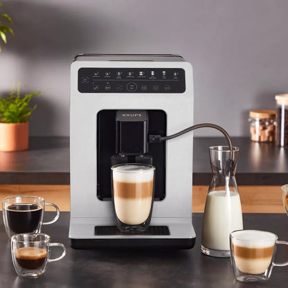 Krups Evidence EcoDesign EA897A10 Kaffeevollautomat – Elfenbein