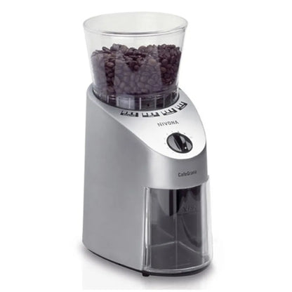 Nivona CafeGrano NICG 130 Kaffeemühle mit Kegelmahlwerk – Silber