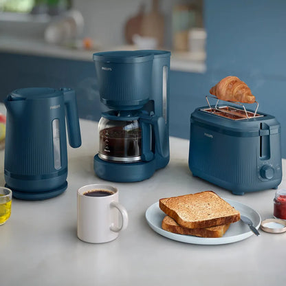 Philips Serie 3000 HD7411/70 Filterkaffeemaschine mit Glaskanne – Blau