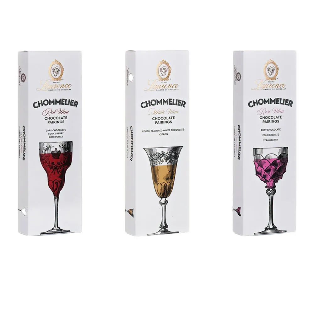 Rubinfarbene Schokolade mit Granatäpfeln und Erdbeerflocken Laurence Chommelier Rose Wine, 100 g