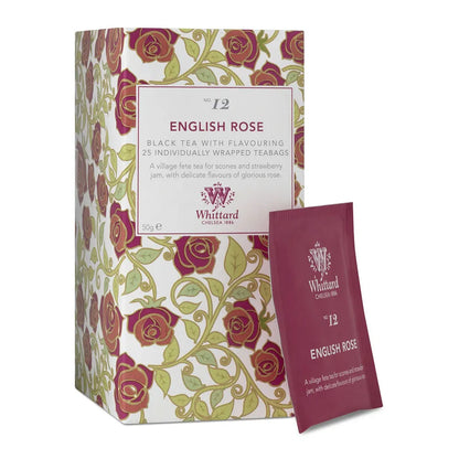 Schwarzer Tee Whittard of Chelsea English Rose, 25 Stk.