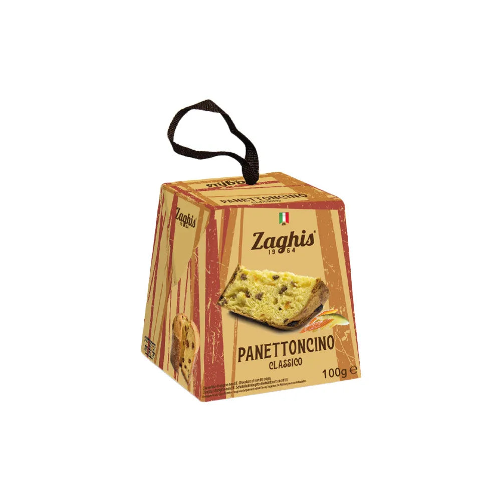 Traditioneller Panettone Zaghis Panettoncino Classico, 100 g