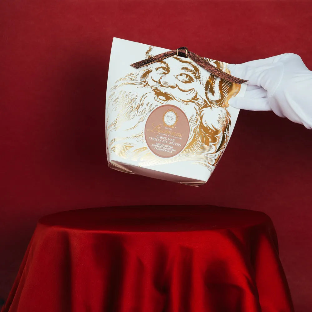 Weihnachts-Miniwaffeln Laurence Santa Box, 140 g