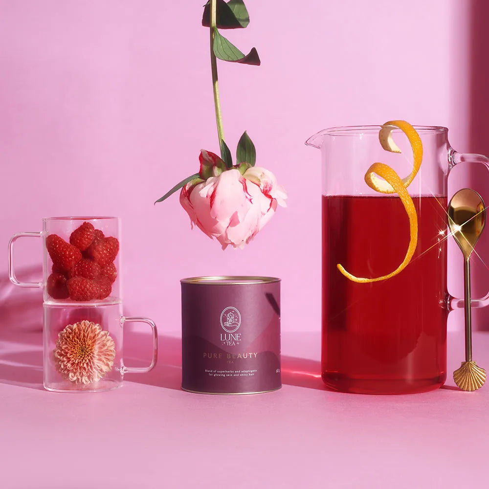 Weißer Tee und Kräutermischung Lune Tea Pure Beauty, 45 g