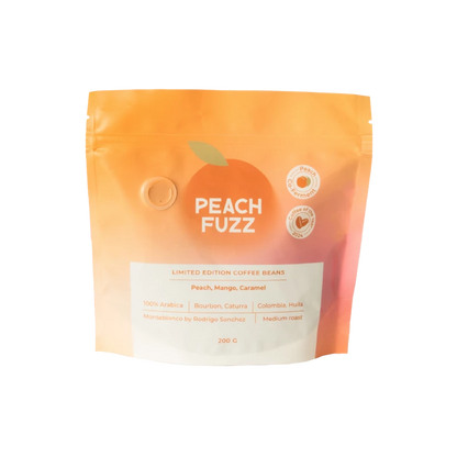 Limitierte Edition Kaffeebohnen Coffee of the Year 2024 Peach Fuzz, 200 g