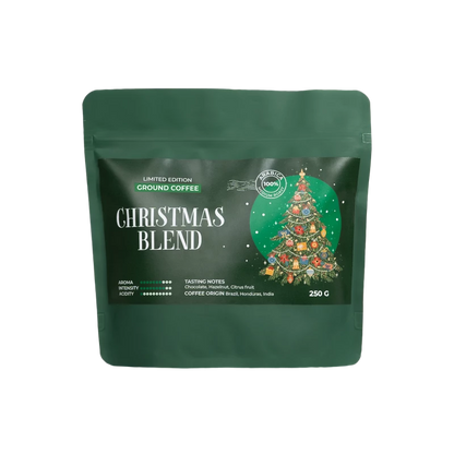 Limitierte Auflage festlich gemahlener Kaffee Christmas Blend, 250 g
