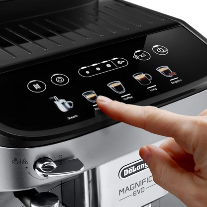 DeLonghi Magnifica Evo ECAM290.31.SB Kaffeevollautomat – Schwarz Silber
