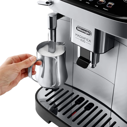 DeLonghi Magnifica Evo ECAM290.31.SB Kaffeevollautomat – Schwarz Silber