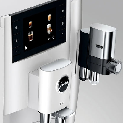 JURA E8 Piano White (EC) Kaffeevollautomat
