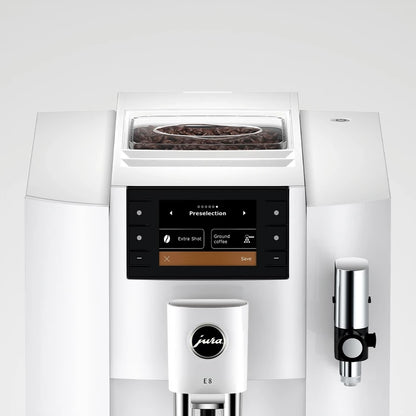 JURA E8 Piano White (EC) Kaffeevollautomat