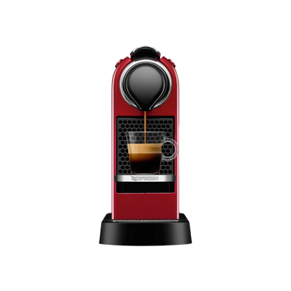 Nespresso Citiz Cherry Red Maschine mit Kapseln von DeLonghi – Rot