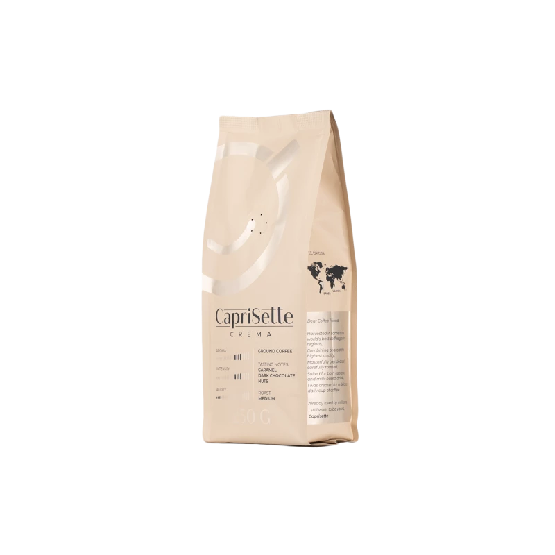 Gemahlener Kaffee Caprisette Crema, 250 g